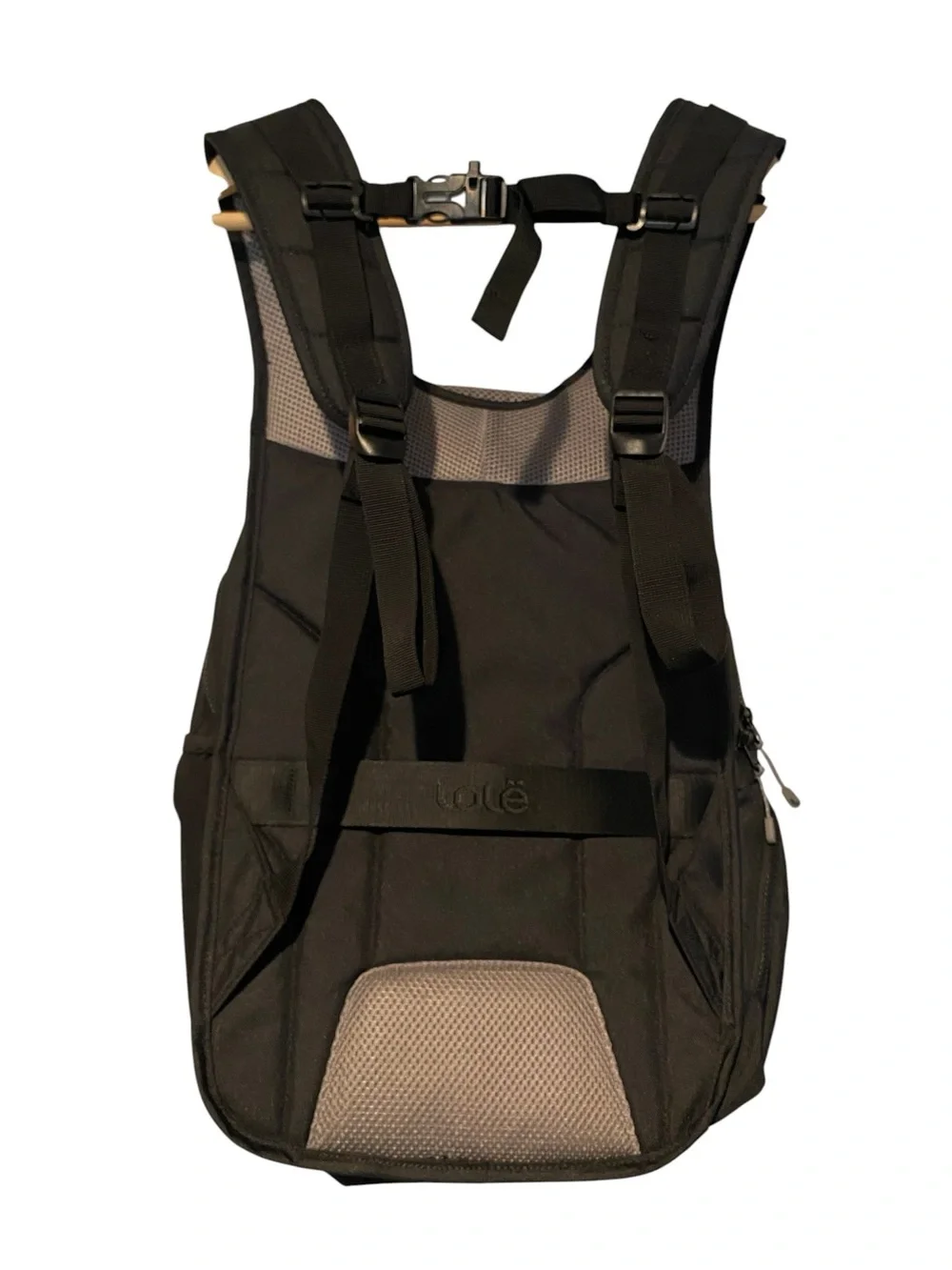NEW LOLE BLACK QUILTED BACKPACK